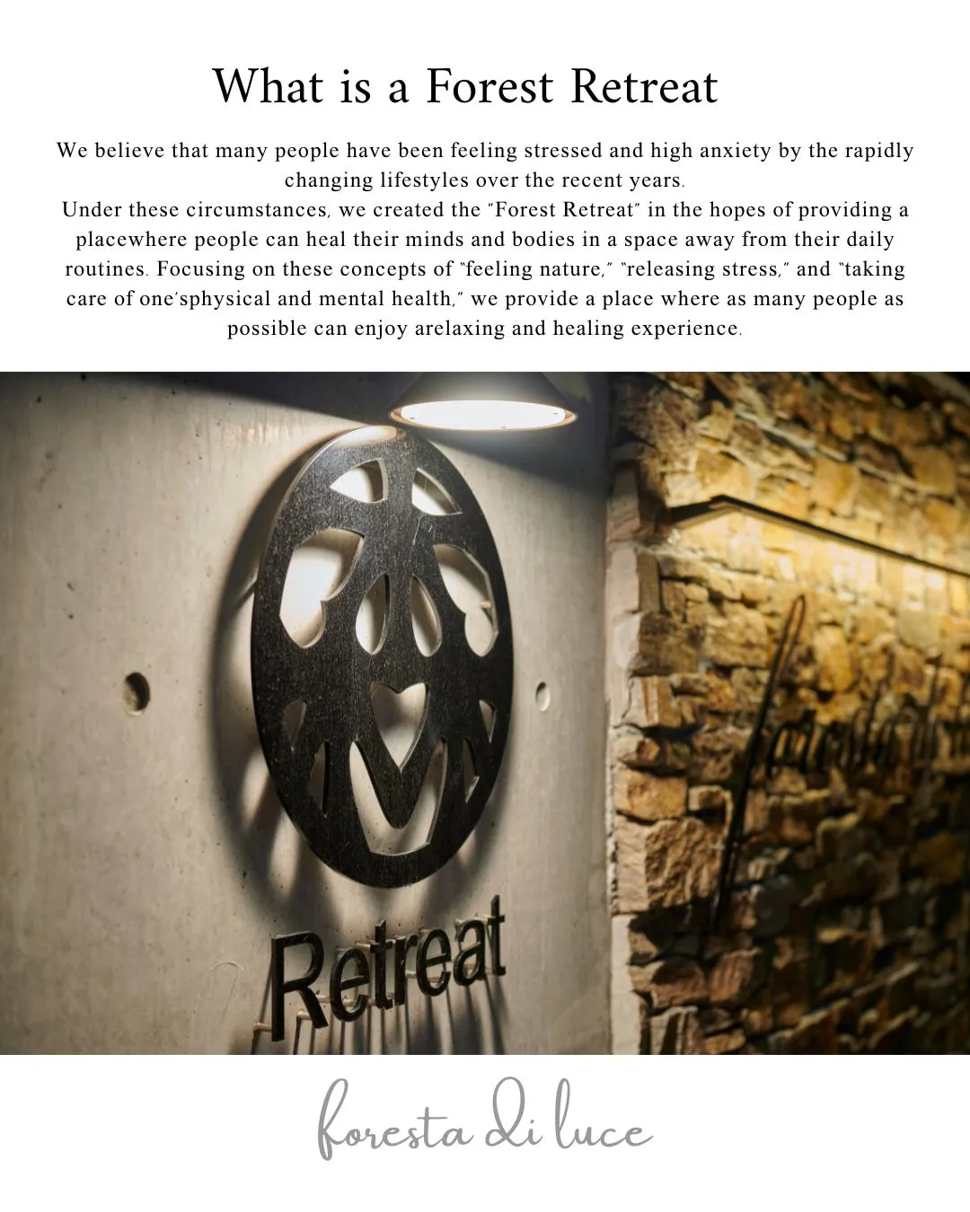 Foresta di luce(フォレスタ ディ ルーチェ)...