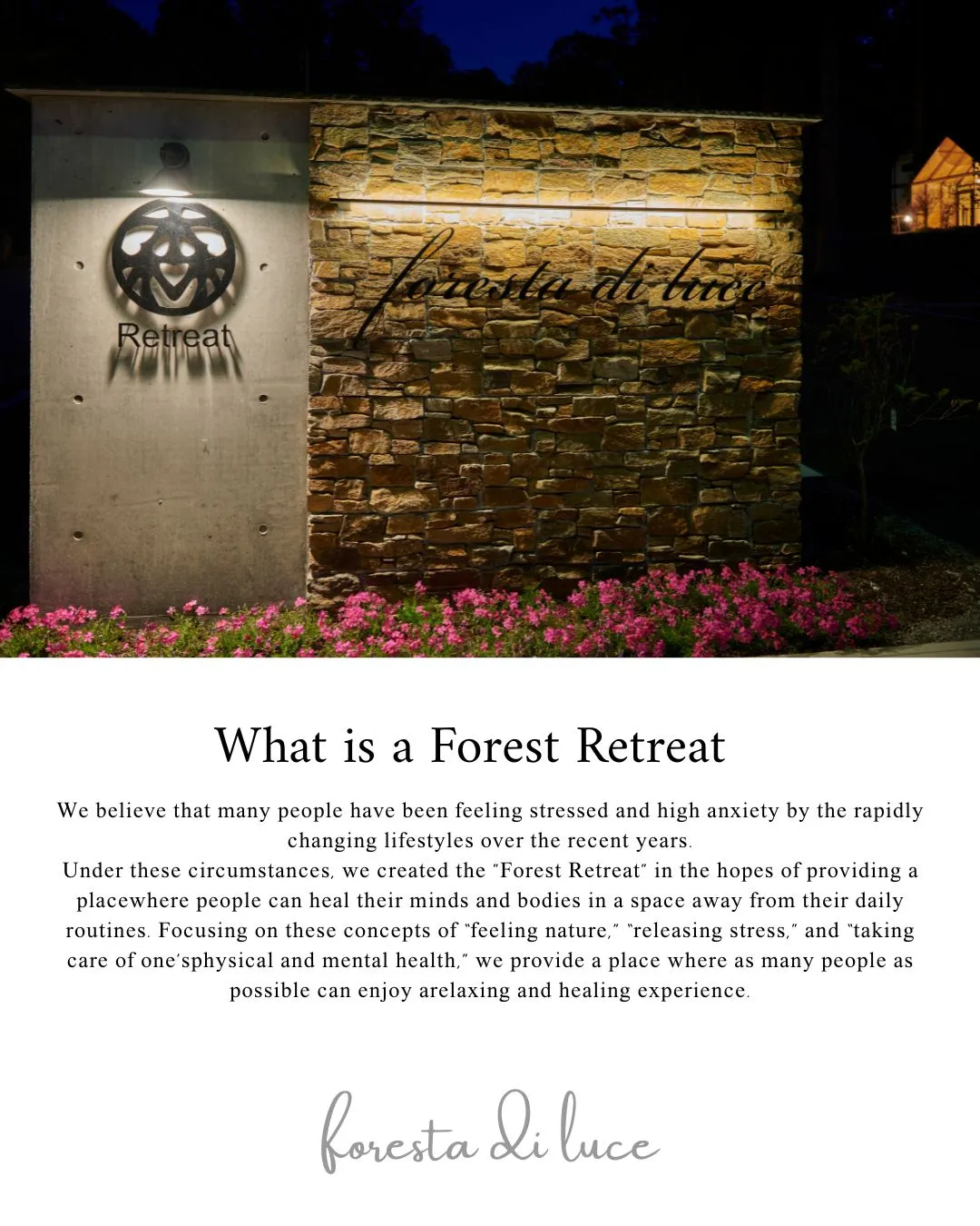 Foresta di luce(フォレスタ ディ ルーチェ)...