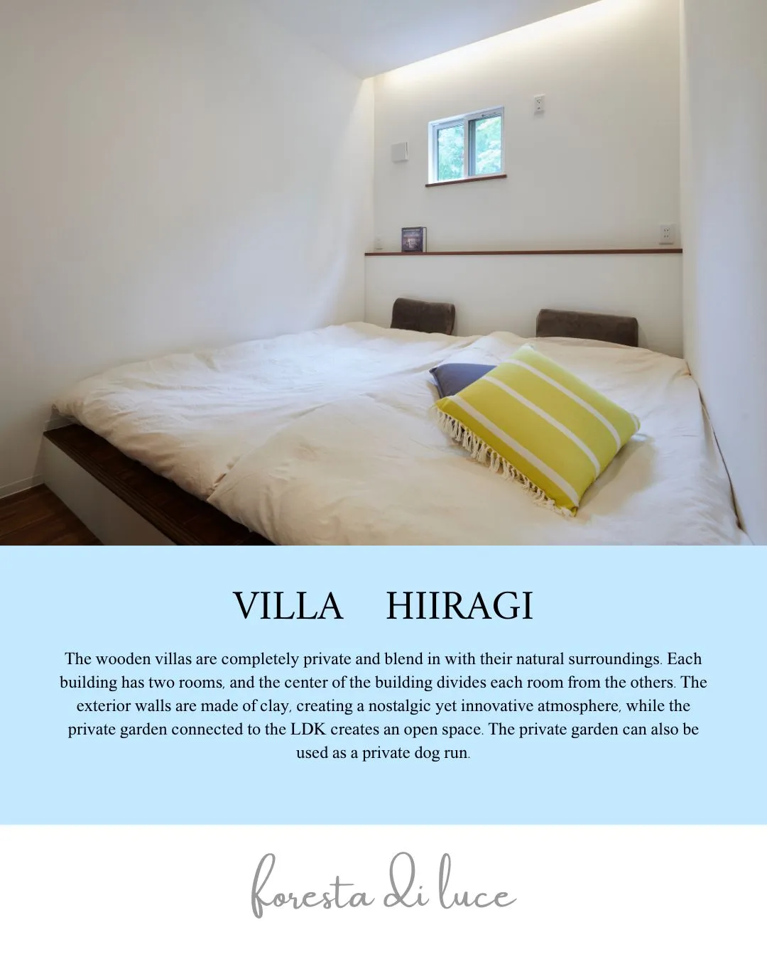 平屋タイプのヴィラHIRAGIで、自然に囲まれた贅沢なひとと...